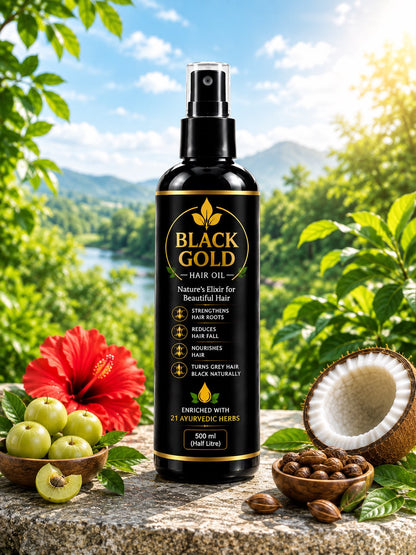Black Gold Hair Oil