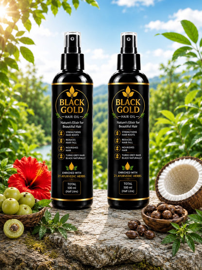 Black Gold Hair Oil