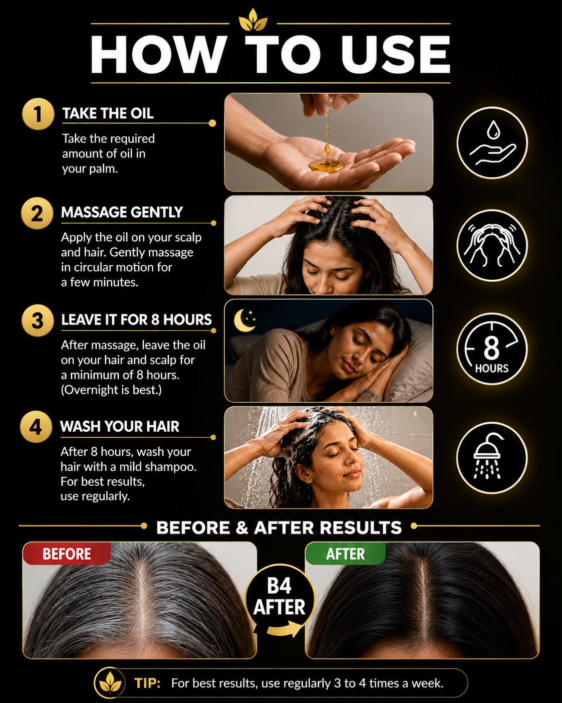 Black Gold Hair Oil